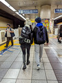 Carla and  Justin Tokyo Train Station 22-12L-_3922