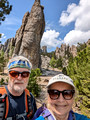 Phil and Linda Cathedral Spires Black Elk Peak Hike Custer State Park 23-6L-_0052