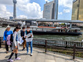 Linda with Students Sumida Park Asakusa  Tokyo, Japan 23-3P-_1465