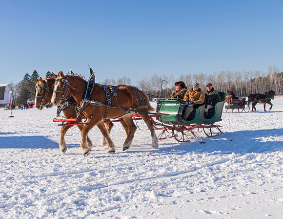 Northwoods Harness Club Sleigh and Cutter Rally Ashland 17-1-2308