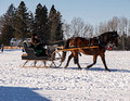 Northwoods Harness Club Sleigh and Cutter Rally Ashland 17-1-2288