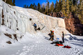 Ice Climbing Lower Falls Gooseberry Falls State Park 17-2-1957