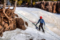 Ice Climbing Lower Falls Gooseberry Falls State Park 17-2-1975