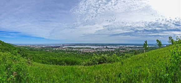 View of Duluth Minnesota from the Superior Hiking Trail 17-6P-_4454