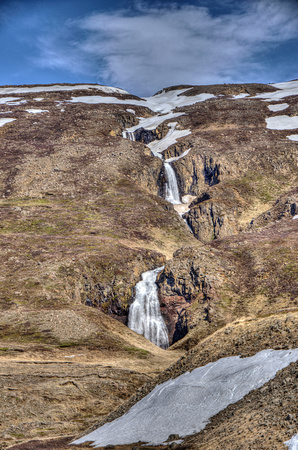 Waterfall on Ring Road West of  Egilsstaðir Iceland 16-6-_2049