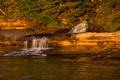 Elliot Creek Falls Miners Beach Pictured Rocks National Lakeshore 17-10-05044