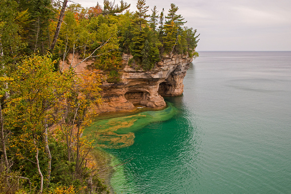 Chapel Beach to Mosquito River Pictured Rocks National Lakeshore 16-10-3058