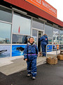 Linda geared up for Whale Watching Arctic Sea Tours Dalvik Iceland 16-L6-_6236a