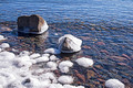 Ice and Rocks Brighton Beach Duluth Minnesota 17-3-0438