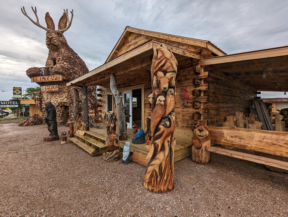 Dahl's Chainsaw Art Wall, South Dakota 23-6P-_0428