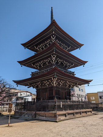 Three Storied Pagoda Hida Kokubun-ji Temple  Takayama, Japan 23-3L-_3792