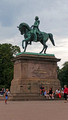 Statue of King Karl Johan Royal Palace Oslo Norway 18-7L-_4521
