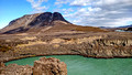 Mount Burfell  and the Thjorsa River Iceland 16-L6-_7414a
