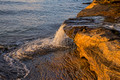 Elliot Creek Falls Miners Beach Pictured Rocks National Lakeshore 17-10-05053
