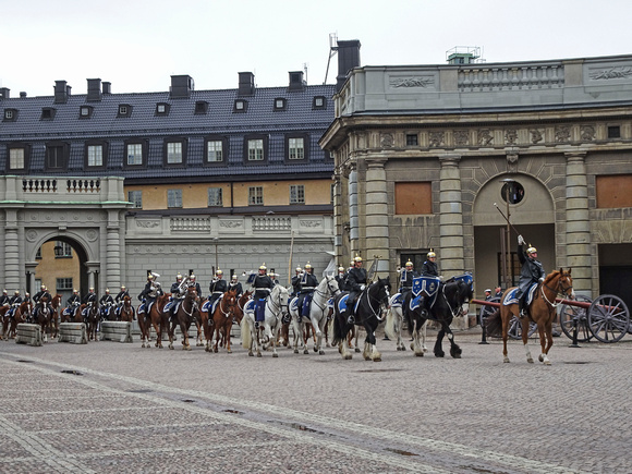 Changing of the Guard Royal Palace Stockholm Sweden 17-4P-_0240a